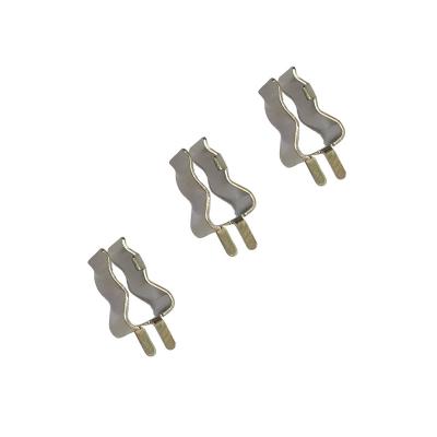 China Nickel Plated Brass Fuseblocks PC Board PCB Mount Fuse Clip FS-001 For GMA GDC 217 5x20mm Glass Ceramic Tube Cartridge F for sale