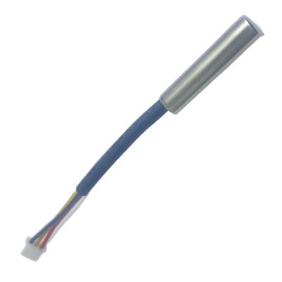 China 6x25mm Nickelbeschichtete Messing DS18B20 Temperatursensor GX18B20 Digitalsensor mit 50mm 26AWG 3-Kernkabel zu verkaufen