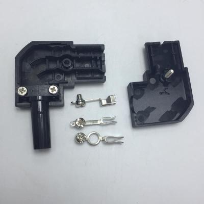 Chine C13 prises de courant alternatif angle droit prise IEC JA-2231-2 connecteur d'alimentation 10A 250V fil de récepteur à vendre