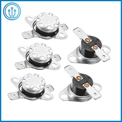 China 250C KSD301 Bimetal Thermostat Temperature Control 25A Bi Metal Temperature Switch for sale