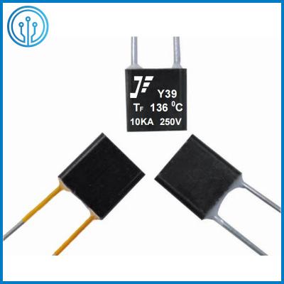 China Selbstzurückstellen NEC-FÄRBUNG Microtemp AUPO Emerson Thermal Cutoff Fuse 10KA 250V 150C zu verkaufen