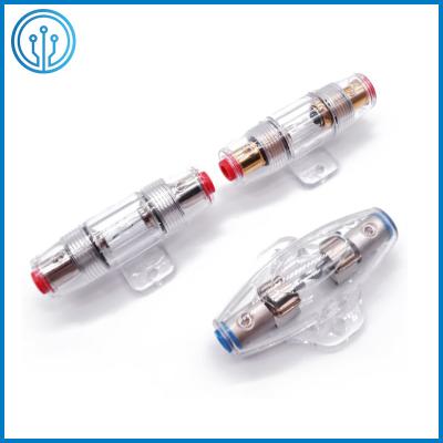 China Auto-Audio-10x38mm Inline-Sicherungs-Halter 80A 32V mit der Befestigung des Clips zu verkaufen