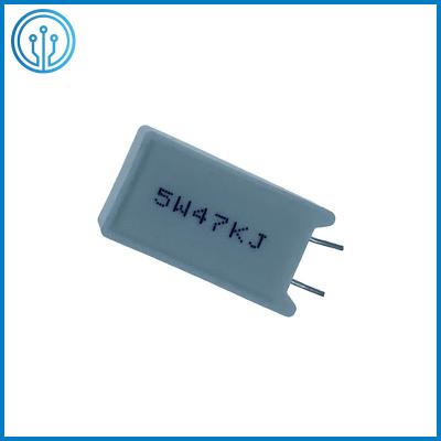 China SQM através do resistor Wirewound fixo encaixotado cerâmico 5W 47K 5% do poder do cimento do furo à venda