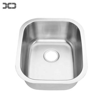 China Small Undermount Kitchen Faucet SUS304 Stainless Steel Single Bar Sink Bowl Outdoor Bar Sink for sale