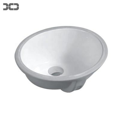 China Modern Undermount Wash Hand Basin White Under Mount Bathroom Sink for sale