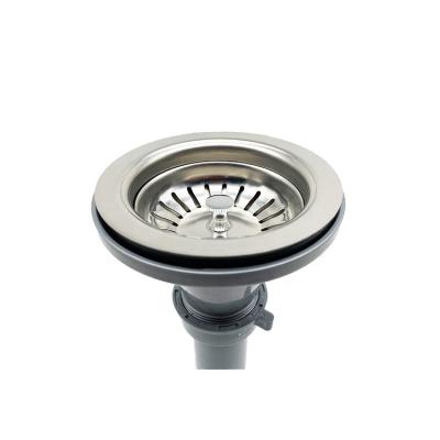 China Contemporary Drainage 114mm Stainless Steel Kitchen Sink Economical Strainer Quick Scullery Basin Drain for sale