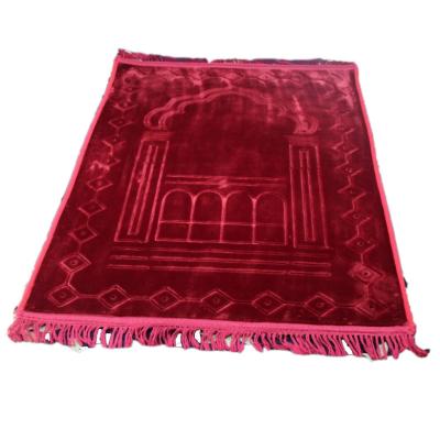 China Wholesale Islam Dropshipping/Stain/OEM Thickening Solid Memory Foam Flannel Prayer Mat Muslim iislamic Prayer Mat for sale