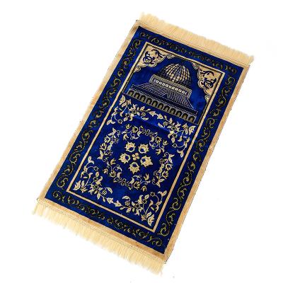 China Islam dropshipping/Islamic muslim prayer rug pilgrimage rug spot wholesale/OEM Pashmina for sale