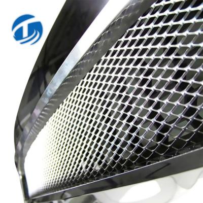 China Universal Car Ceiling Grill Aluminum Alloy Vehicle Net Body Mesh Grill Black for sale