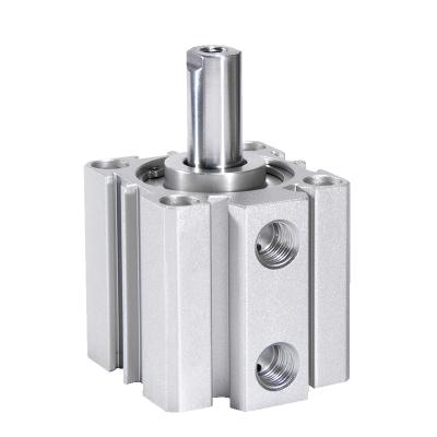 China Garment shops SDA25X10 SDA25X20 SDA25X25 SDA25X30 SDA25X40 SDA25X50 SDA25X60 standard thin type air piston compact pneumatic cylinder for sale