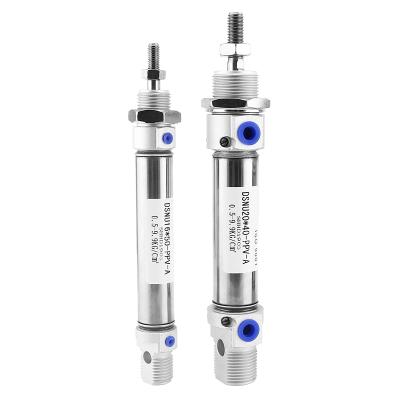 China Garment Shops ISO6432 DSNU Series DSNU 40mm Mini Stainless Steel Pneumatic Cylinder CD85N40 MI40 for sale