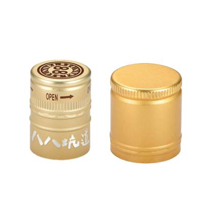 China Pilfer proof printed ropp caps aluminum vodka capsule foil for sale