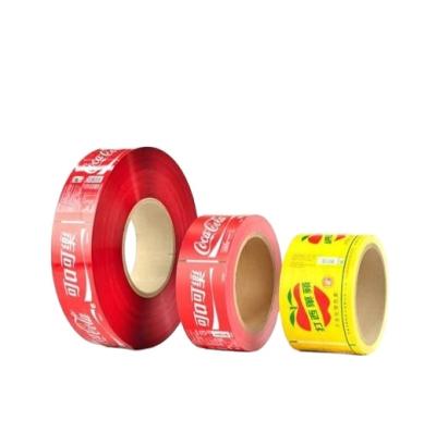 China Heat Sensitive PET PVC Shrink Sleeve Label For Plastic And Glass Bottle Up To 10 Colors for sale