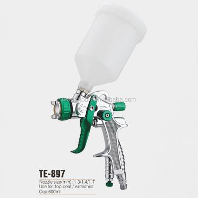 China GEYE TE-897 1.3MM 1.3MM 1.3MM 1.3MM Professional lvlp spray gun gravity paint gun air spray gun pneumatic varnishes for sale