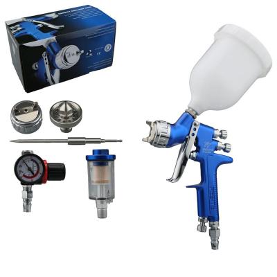 China Professional Stainless Steel TT Car Spray Gun with Regulator and Air Filter for sale