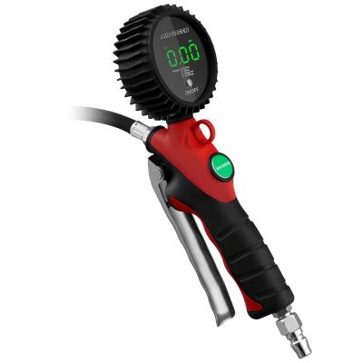 China FESITE High Precision Digital Tire Pressure Gauge Automobile Air Gun Tire Inflator Tire Inflating Gun 27cm x 7.6cm for sale