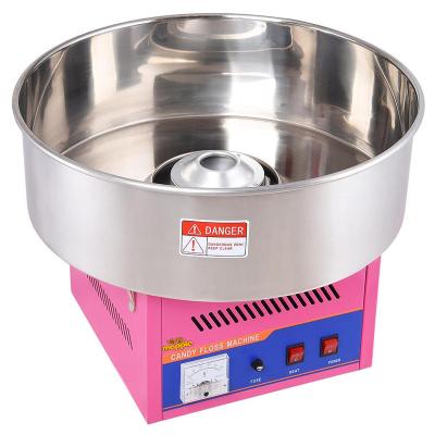 China Commercial supply 3-5 PCs/pink iron stainless steel candy floss machine cotton candy maker machine minute algodon De azucar for sale