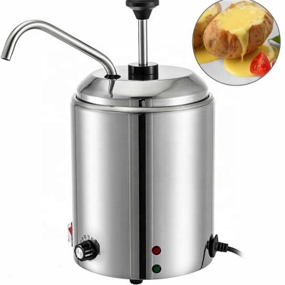 China Hotels Nacho Cheese Dispenser Butter Warmer With Pump Chease Heater Butter Heater Dispenser for sale