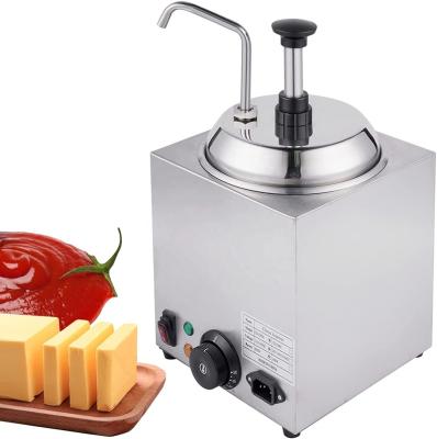 China Hotels Cheese Dispenser Butter Heater Nacho Cheese Fondant Dispenser Kitchen Food Heater Machine With Pump for sale