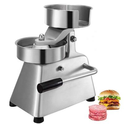 China Hotels Aluminum Stainless Steel Burger Patty Machine Hamburger Meat Press Patty Maker Make Paties A150 for sale