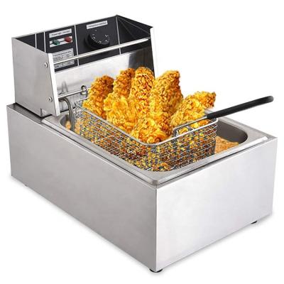 China EF-81 Stainless Steel Outdoor Electric Fryer 2500W Electric Air Fryer Oven Used for sale