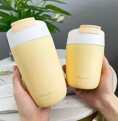 China 2021 viable new dual-use contract and single lovely personality tea cup student travel vacuum cup for sale