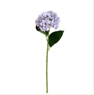 China Real Art Decor 3D Touch Fabric Hydrangea Flowers For Wedding Home Decor for sale