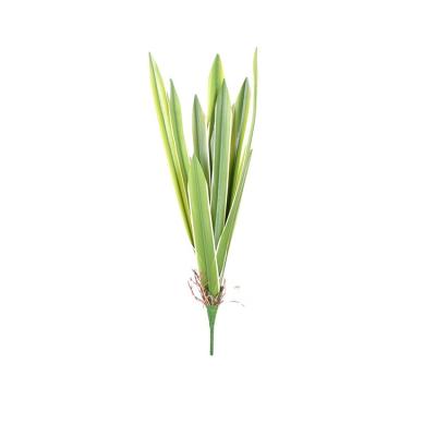 China Contemporary Artificial Plant Leaf Cymbidium Orchid Artificial Leaves for sale