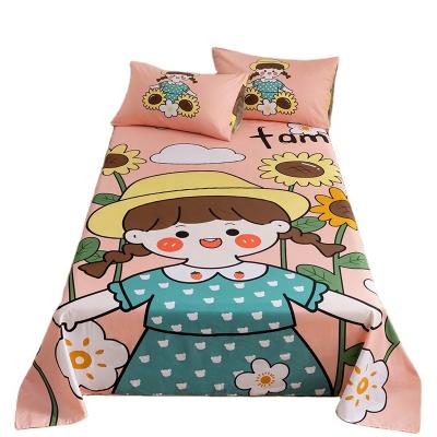 China TWILL Cartoon Kids Sheet Boys Girls Sheets Sets 100% Cotton Sheets Wholesale for sale