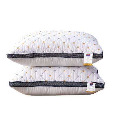 China Fashion Anti-Static Hilton Pillow 1000g With Bag Custom Pillow Hotel Wholesale White Home Healthy for sale