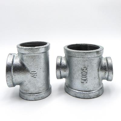 China Fire Fighting  Low price Plain Galvanized Galvanized Four-way Pipe Fittings Stainless Steel Pipe Fittings Elbow Tee Union Plug Nipple Socket for sale