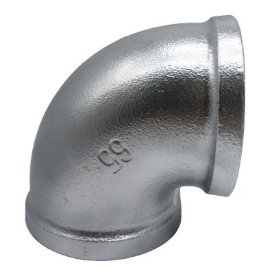 China Fire Fighting  Fire Fighting Water System Galvanized 90 Degree Elbow Bspt Npt Threaded Galvanized Iron Pipe Fitting Cast Iron Pipe Fittings for sale