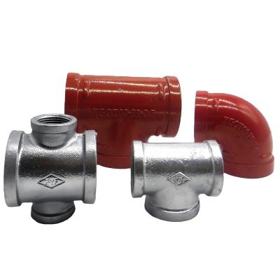 China Fire Fighting Svstem and Other Fields Fire-Fighting Ductile Iron Connectors Fire Fighting Gi Pipe Elbow And Fittings Price for sale