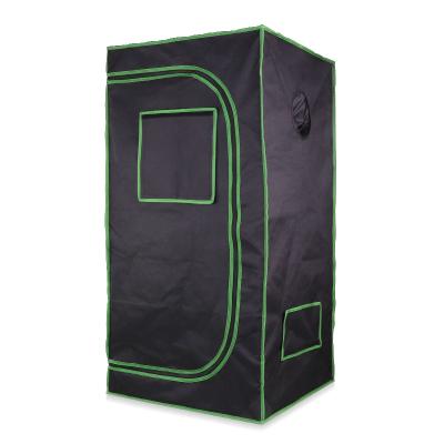 China Factory Direct Selling Easily Assembled Green Part Grow Tent 60*60*120cm LED Grow Tent Complete Kit Factory Grow Tent for sale