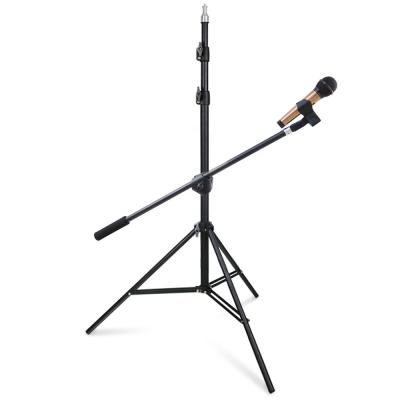 China New Portable Flexible Height Adjustable Microphone Stand Metal Studio Mic Stand Custom for sale