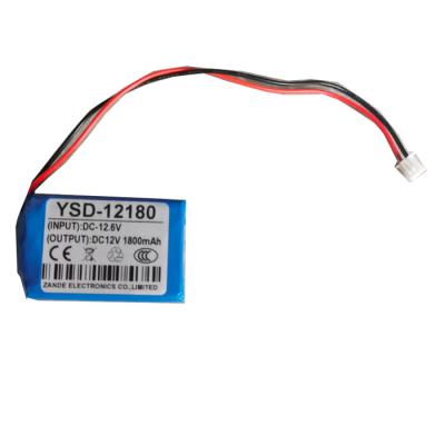 China Power Tools OEM Customize Mini 12V 1800mAh Li-ion Battery with JST 2P Connector for LED Strips or Wifi Router for sale