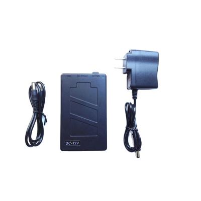 China High Quality Toys Mini Portable 12v Li-ion Rechargeable Battery 3800mah For CCTV Camera With Black Case for sale