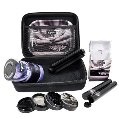 China Smoking Set Include Smell Proof Bag Tobacco Grinder Tray CASE050 for sale