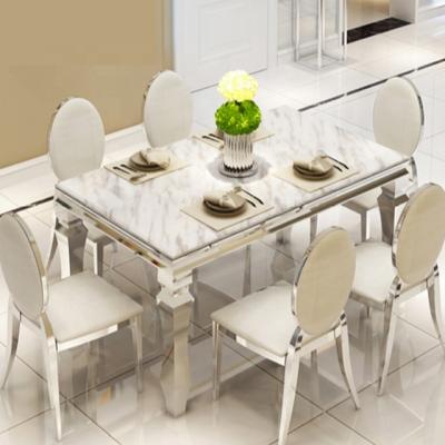 China Other Hotel Metal Dining Table Designs Fashionable Dining Table CT004 for sale