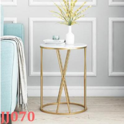 China (Size) Foshan factory living room side table stainless steel adjustable side table for sale