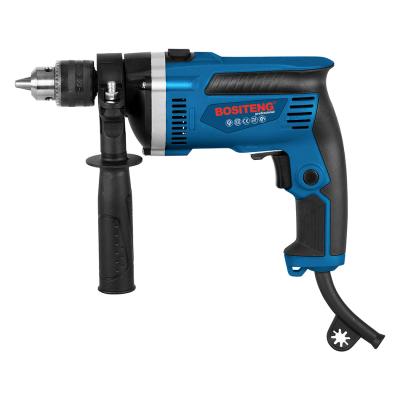 China BOSITENG machine tool 2037 13 mm impact drill multi-fuction electric drill manufucturing 850w 2037 for sale