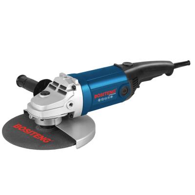 China Large Structural Grinding for Cleaning or New BOSITENG 230-11 Model 230mm 2200W Electric Bevel Angle Grinder for sale