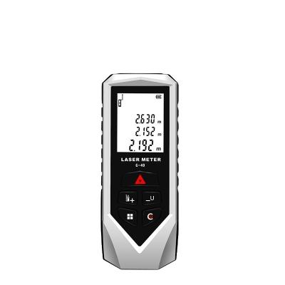 China Smart Accurate Digital 80m Laser Distance Meter Measuring Range Finder Tool OEM Price 11.8 x 2.6 x 4.6 cm for sale