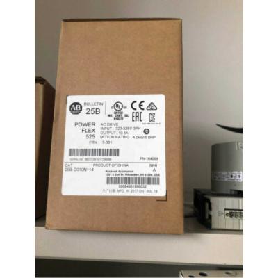 China New Allen-Bradley PowerFlex 525 7.5kW 10Hp AC Drive 25B-D017N104 25B-D017N104 for sale