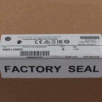 China NEW Allen-Bradley 5069-L320ER Ser A CompactLogix 2MB Enet Controller 5069-L320ER for sale