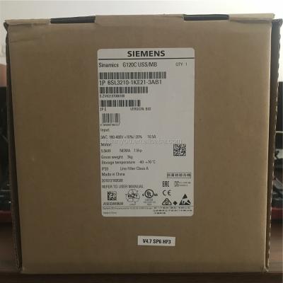 China New original Siemens 6SL3210-1KE21-3AB1 SINAMICS G120/110 inverter 3AC 380-480V 6SL3210-1KE21-3AB1 1PCS series for sale