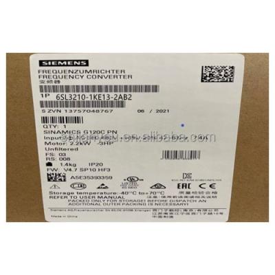 China New original Siemens 6SL3210-1KE13-2AB2 SINAMICS G120/110 inverter 6SL3210-1KE13-2AB2 6SL3210-1KE13-2AB2 1PCS series for sale