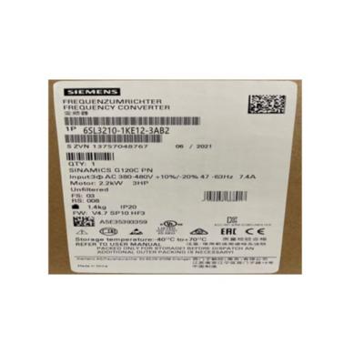 China New Siemens 6SL3210-1KE12-3AB2 SINAMICS G120/110 original 1PCS series inverter 6SL3210-1KE12-3AB2 for sale