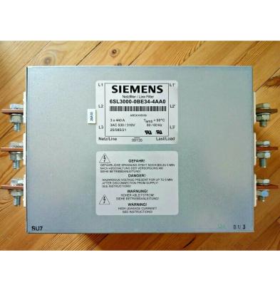 China NEW SIEMENS 6SL3000-0BE34-4AA0 SINAMICS/MICROMASTER PX MAINS FILTER 1PC INLET 6SL3000-0BE34-4AA0 for sale