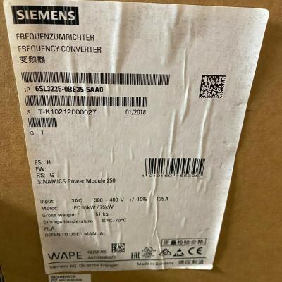 China NEW SIEMENS 6SL3225-0BE35-5AA0 SINAMICS G120 1PC PM250 POWER SUPPLY MODULE 6SL3225-0BE35-5AA0 for sale